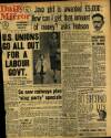 Daily Mirror Thursday 02 November 1950 Page 1