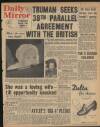 Daily Mirror Tuesday 13 February 1951 Page 1