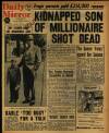 Daily Mirror Thursday 08 October 1953 Page 1