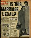 Daily Mirror Monday 01 December 1958 Page 1