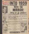 Daily Mirror Thursday 15 January 1959 Page 1