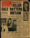 Daily Mirror Friday 12 January 1962 Page 1