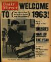 Daily Mirror Tuesday 29 January 1963 Page 1