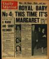 Daily Mirror Tuesday 03 December 1963 Page 1