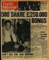 Daily Mirror Saturday 04 January 1964 Page 1