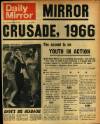 Daily Mirror Monday 03 January 1966 Page 1
