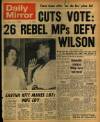 Daily Mirror Friday 19 January 1968 Page 1