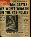 Daily Mirror Tuesday 01 October 1968 Page 1