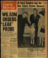 Daily Mirror Wednesday 05 February 1969 Page 1