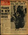 Daily Mirror Tuesday 18 February 1969 Page 1