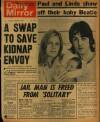 Daily Mirror Saturday 06 September 1969 Page 1