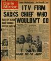 Daily Mirror Friday 19 September 1969 Page 1