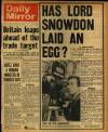 Daily Mirror Tuesday 04 November 1969 Page 1