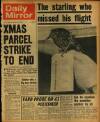 Daily Mirror Saturday 06 December 1969 Page 1