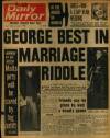 Daily Mirror Saturday 08 January 1972 Page 1