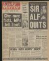 Daily Mirror Wednesday 01 May 1974 Page 1