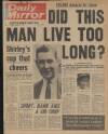 Daily Mirror Thursday 01 August 1974 Page 1