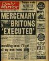 Daily Mirror Monday 09 February 1976 Page 1