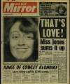 Daily Mirror Friday 23 June 1978 Page 1