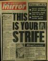 Daily Mirror Friday 12 January 1979 Page 1