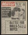 Daily Mirror Thursday 08 November 1979 Page 1