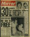 Daily Mirror Saturday 19 July 1980 Page 1