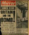 Daily Mirror Thursday 06 November 1980 Page 1