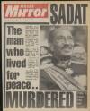 Daily Mirror Wednesday 07 October 1981 Page 1