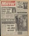 Daily Mirror Monday 12 October 1981 Page 1