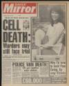Daily Mirror Thursday 22 October 1981 Page 1