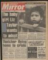 Daily Mirror Thursday 13 January 1983 Page 1