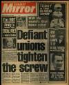 Daily Mirror Monday 27 February 1984 Page 1