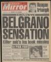 Daily Mirror Wednesday 07 November 1984 Page 1