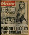 Daily Mirror Tuesday 08 January 1985 Page 1