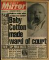 Daily Mirror Wednesday 09 January 1985 Page 1