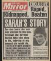 Daily Mirror Thursday 06 November 1986 Page 1