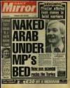Daily Mirror Thursday 05 March 1987 Page 1