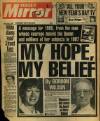 Daily Mirror Friday 01 January 1988 Page 1