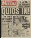 Daily Mirror Thursday 25 February 1988 Page 1