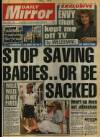 Daily Mirror Monday 24 July 1989 Page 1