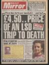 Daily Mirror Wednesday 06 September 1989 Page 1