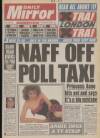 Daily Mirror Tuesday 24 April 1990 Page 1