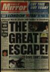 Daily Mirror Thursday 08 November 1990 Page 1