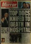 Daily Mirror Tuesday 27 November 1990 Page 1