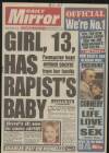 Daily Mirror Monday 10 December 1990 Page 1