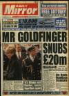 Daily Mirror Tuesday 12 February 1991 Page 1