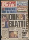 Daily Mirror Friday 01 November 1991 Page 1