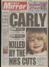 Daily Mirror Thursday 20 February 1992 Page 1