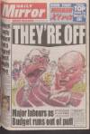 Daily Mirror Thursday 12 March 1992 Page 1