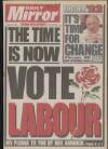 Daily Mirror Thursday 09 April 1992 Page 1